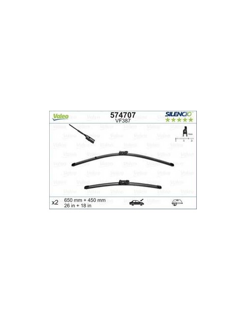 SILENCIO VF387 x2 A1, A3, Golf 7, Polo 7