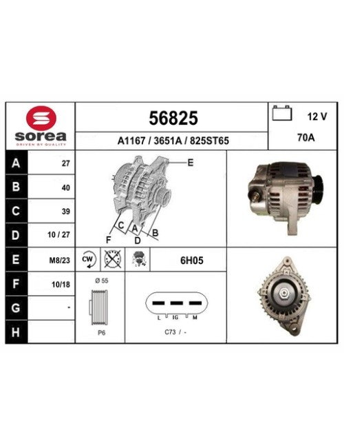 ALTERNATEUR VL / YARIS 1.0