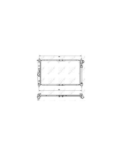 RAD - DAEWOO LANOS 1.3 97 RADIATOR