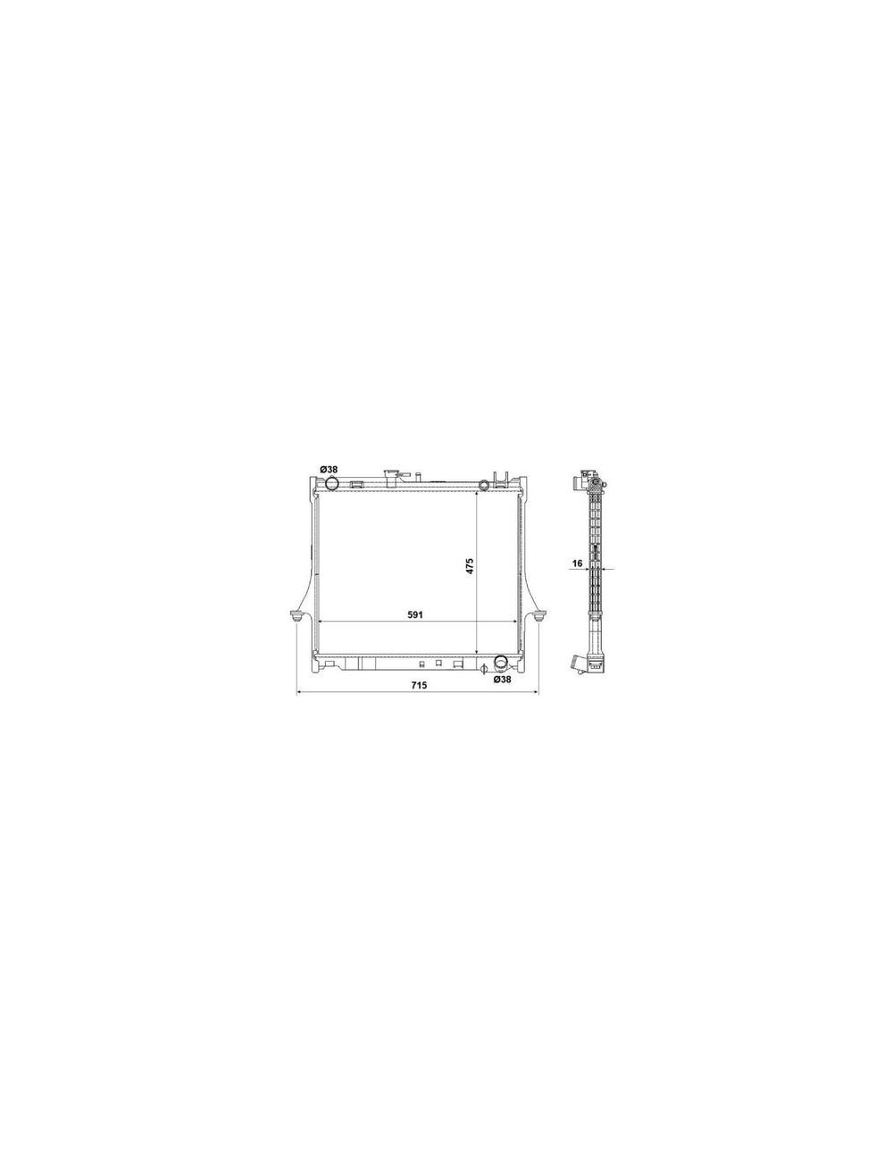 RAD - ISUZU RODEO 2.5D 02 RADIATOR RAD - ISUZU RODEO 2.5D 02 RADIATOR