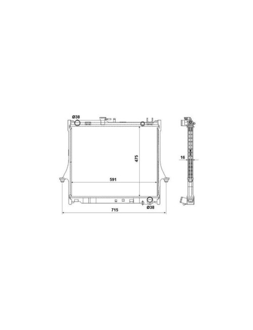 RAD - ISUZU RODEO 2.5D 02 RADIATOR