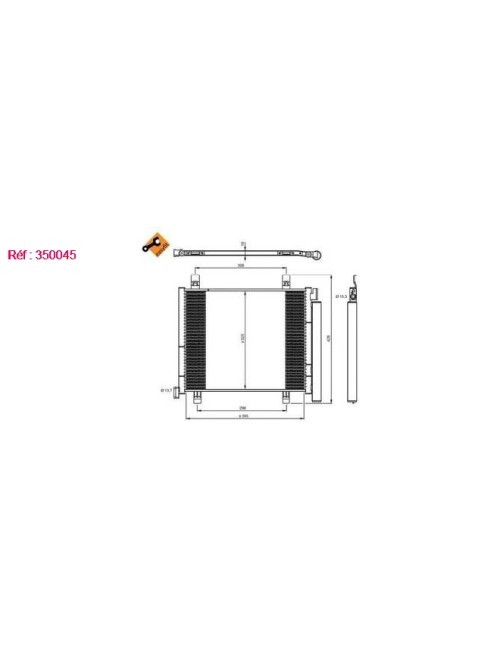 COND - VW UP 1.0 12 CONDENSER EASY