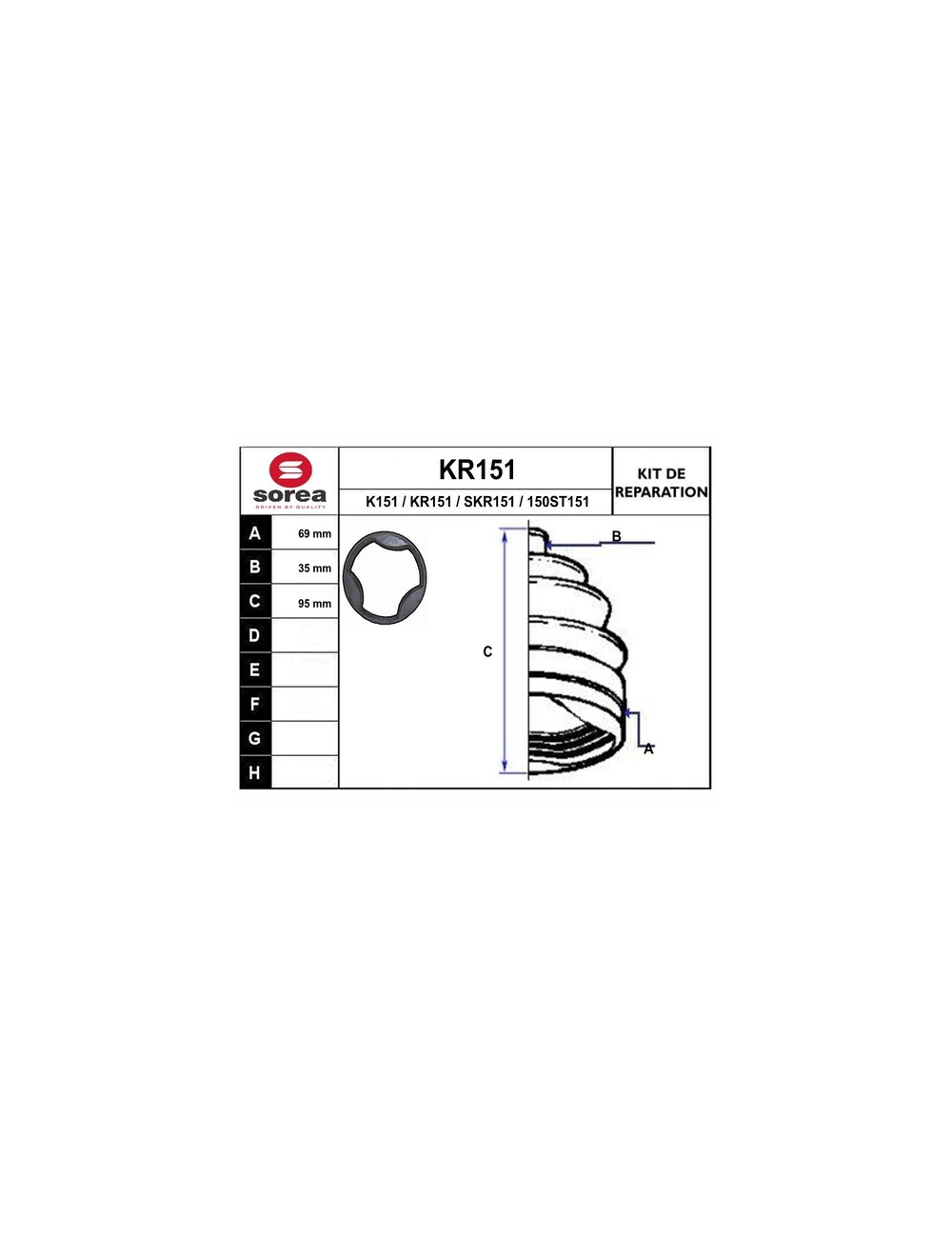 KIT REPARATION / 206 KIT REPARATION / 206