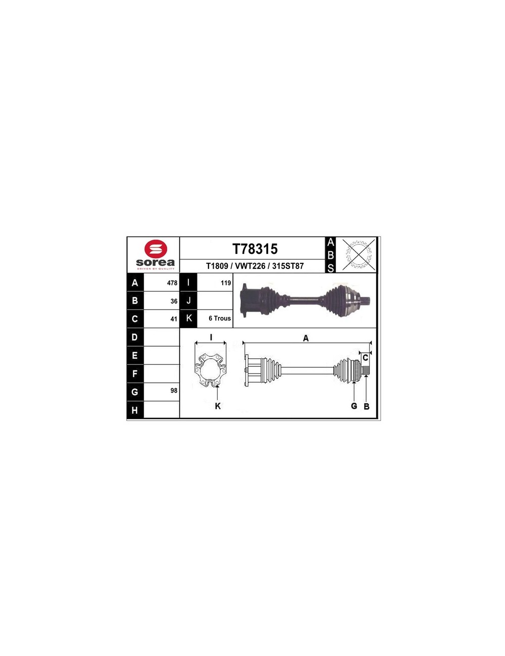 TRANSMISSION / VW GOLF V TRANSMISSION / VW GOLF V
