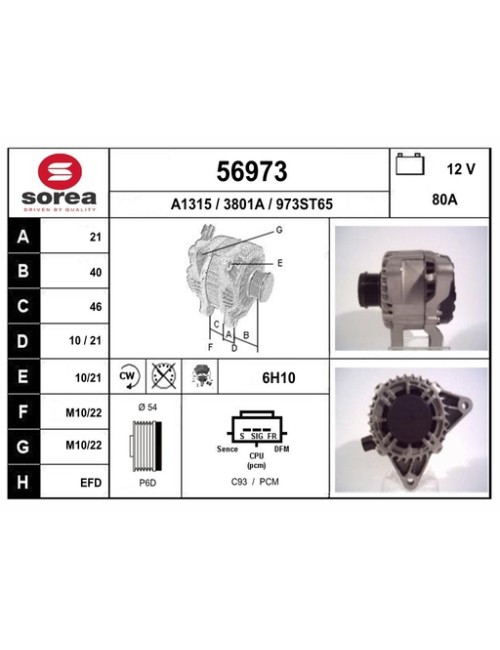 ALTERNATEUR VL / FIESTA 1.4...