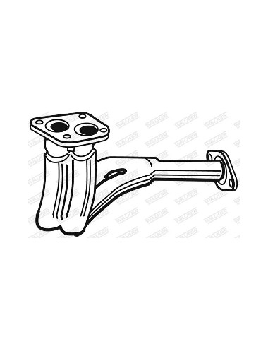 TUBE AVANT OPEL ASTRA 1799 CC. 85 KW 9/9