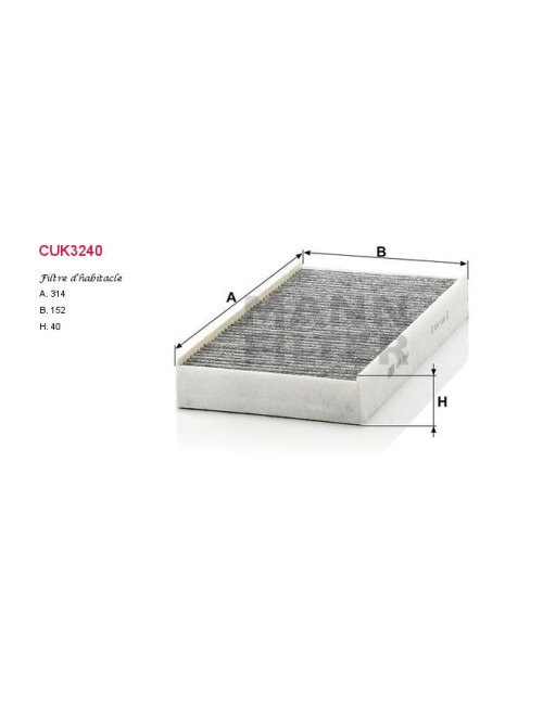 FILTRE A HABITACLE