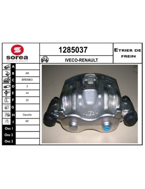 ETRIER DE FREIN - IVECO / AR