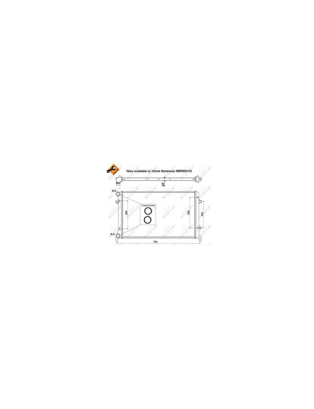 RAD - VW GOLF 1.4 09 RADIATOR EASY