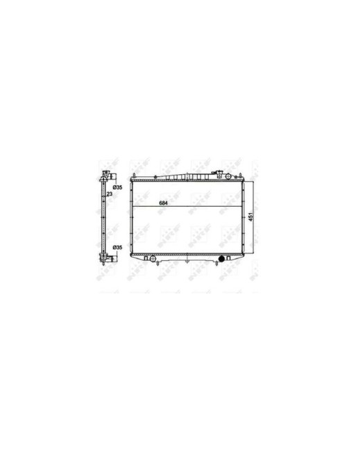 RAD - NISSAN PICK UP 2.5D 97 RADIAT
