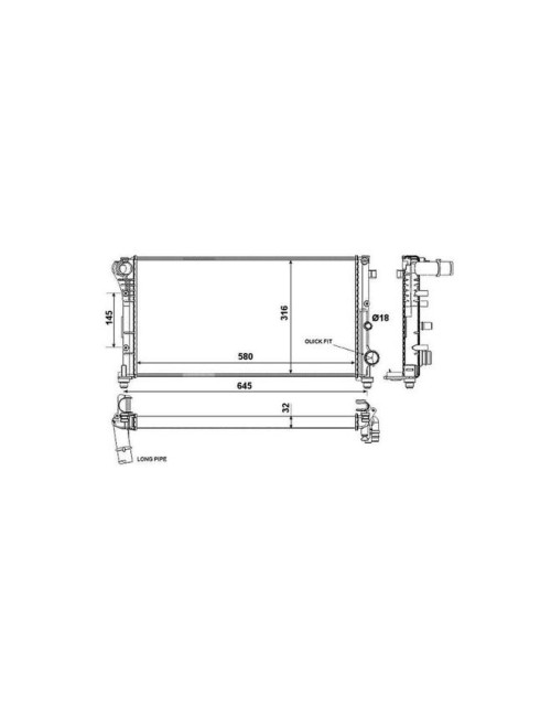 RAD - FIAT PANDA 1.3D 04...