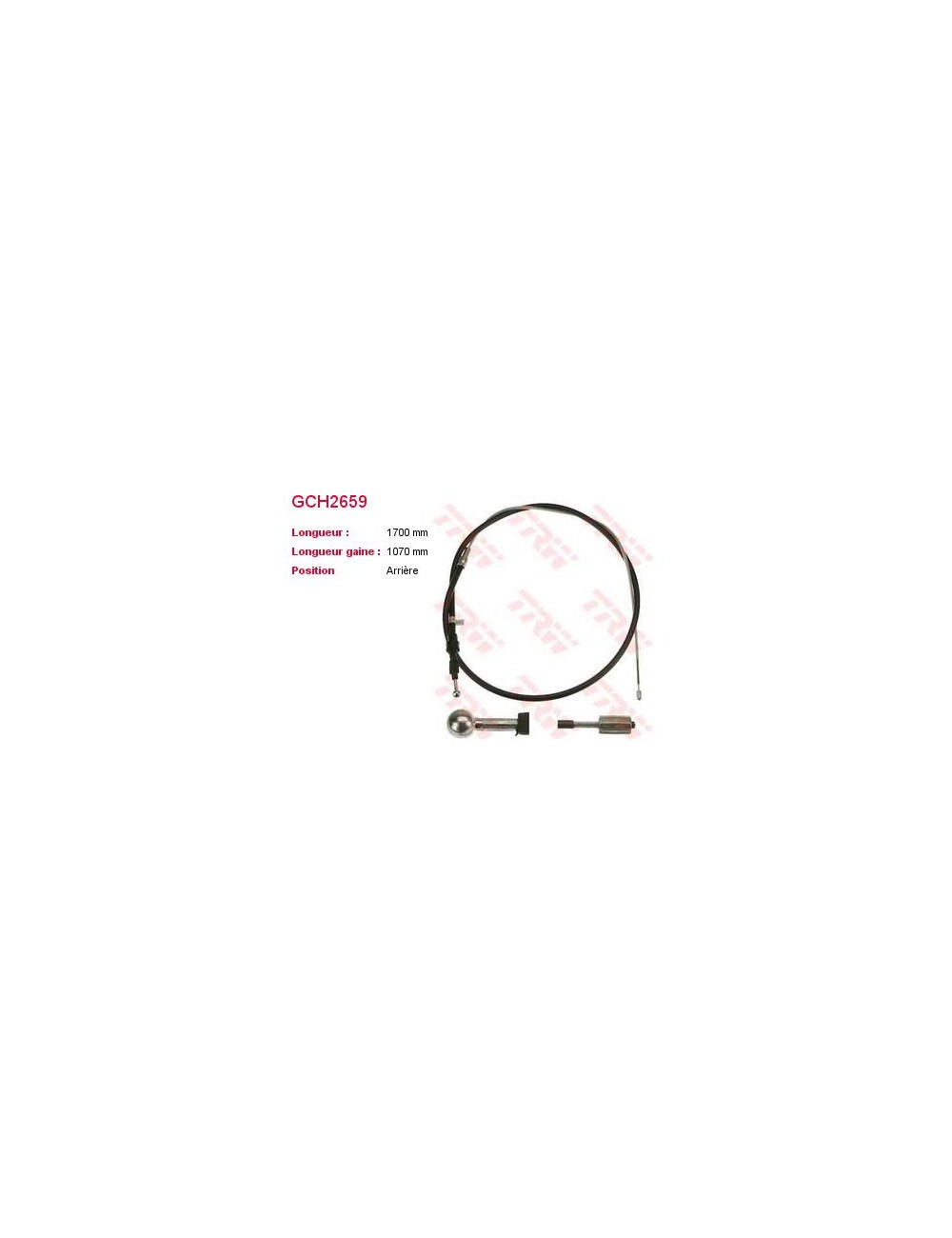 CABLE DE FREIN