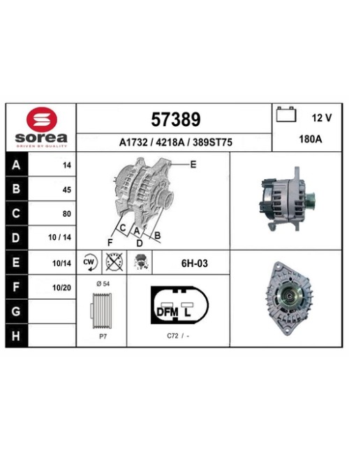 ALTERNATEUR VL / IVECO