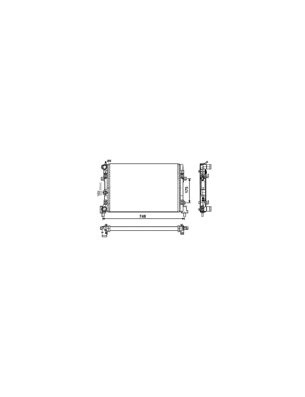 RAD - VW POLO 1.2 09 RADIATOR EASY