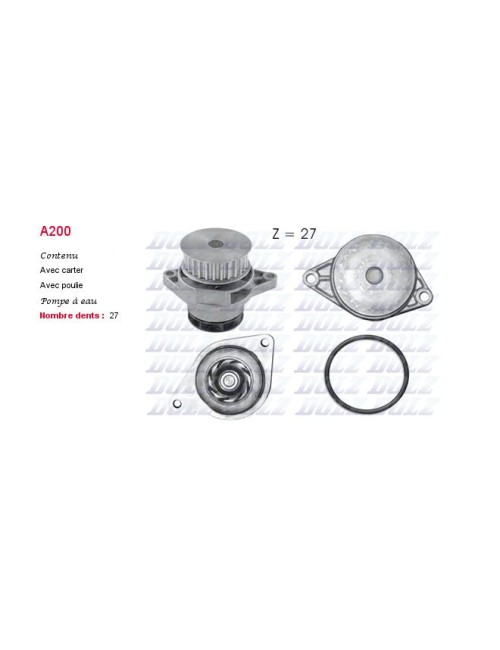 POMPE A EAU AUDI A2 1.6 FSI