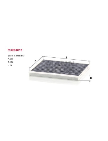 FILTRE A HABITACLE
