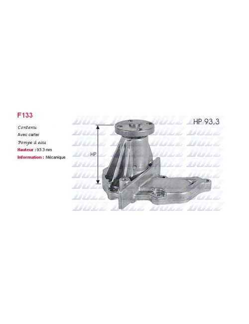 POMPE A EAU FORD FIESTA MOTOR