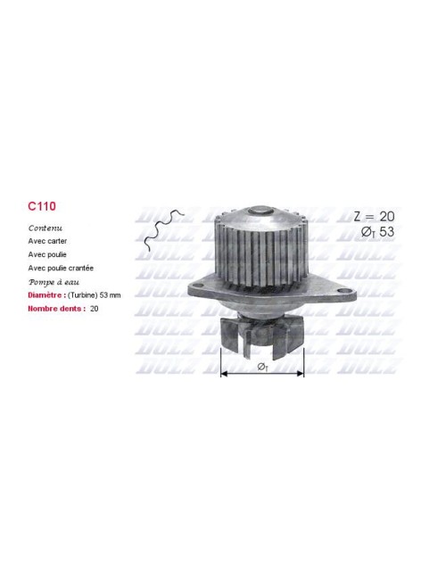 POMPE A EAU CITROEN AX