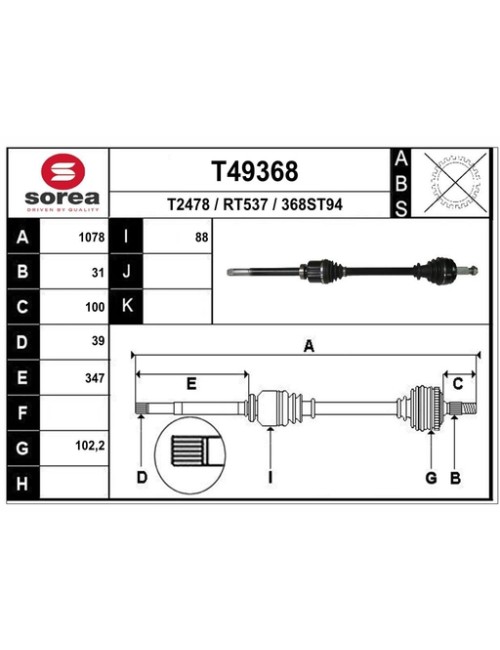 TRANSMISSION / MASTER III Manu 2,3 Dci