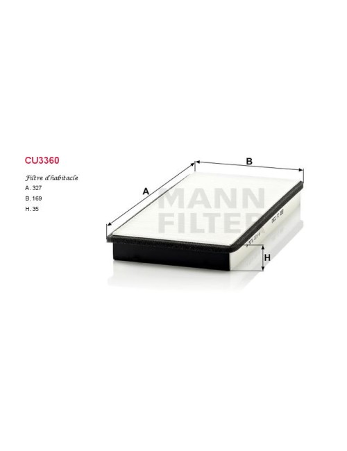 FILTRE A HABITACLE