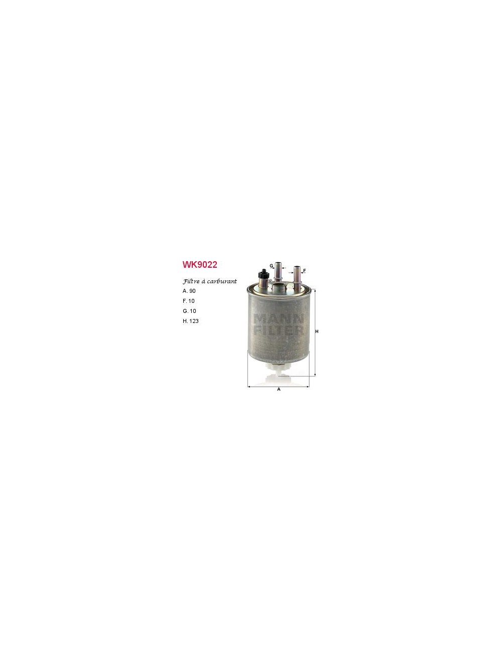 FILTRE A CARBURANT