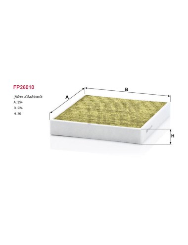 FILTRE A HABITACLE