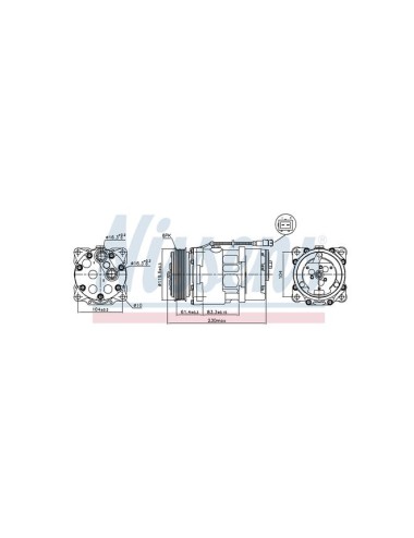 COMP.CLIM MERCEDES-BENZ C-SERIES W2