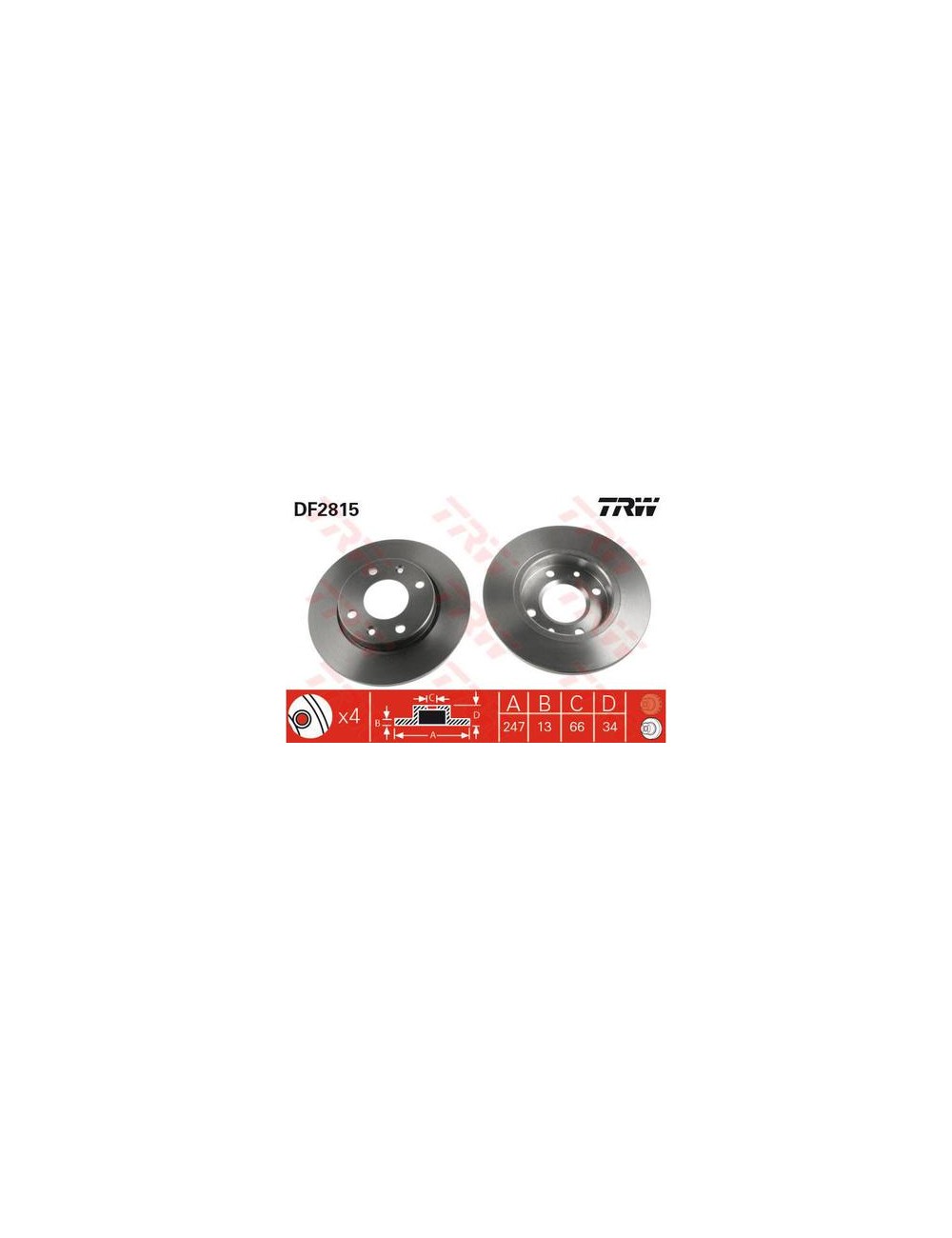 PAIRE DE DISQUES PAIRE DE DISQUES