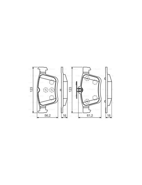 PLAQ FREIN BP1504