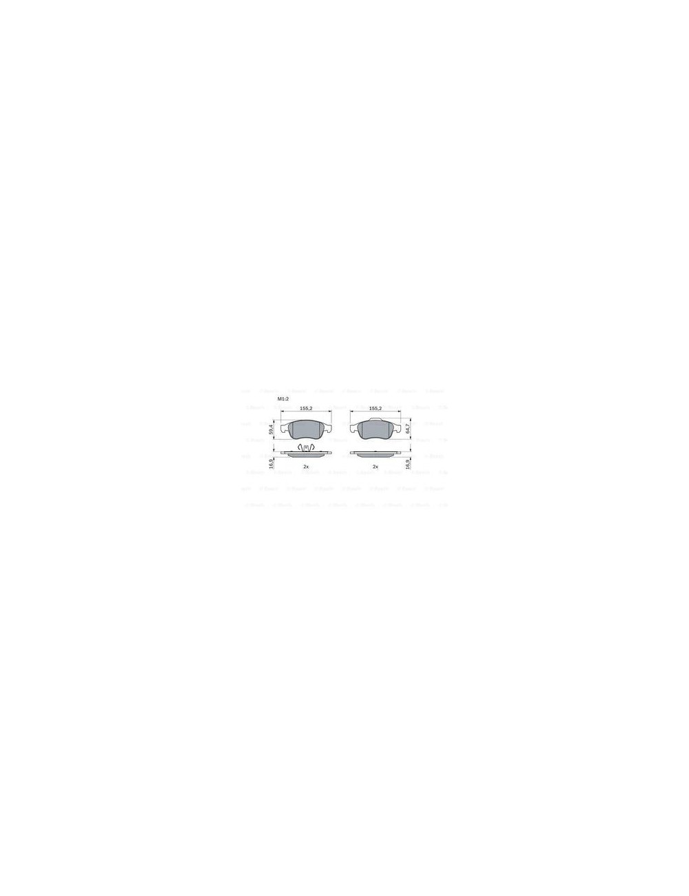 PLAQ FREIN BP1363 PLAQ FREIN BP1363
