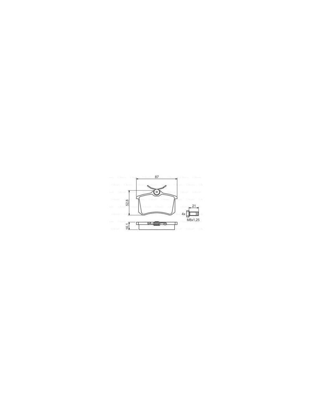 PLAQ FREIN BP1322 PLAQ FREIN BP1322