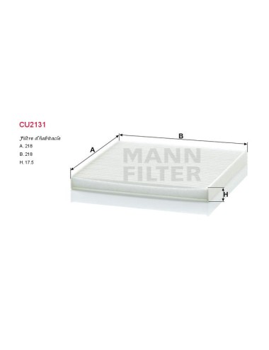 FILTRE A HABITACLE