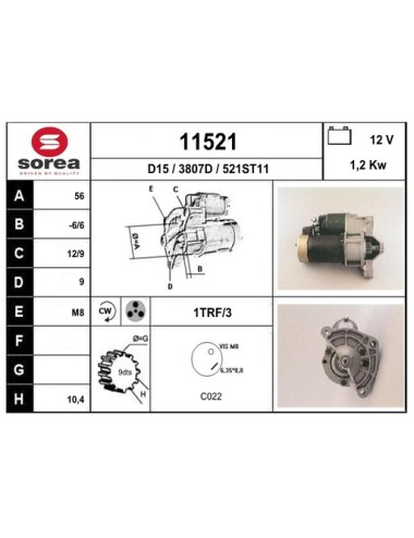 DEMARREUR VL / AX-205-309 TU