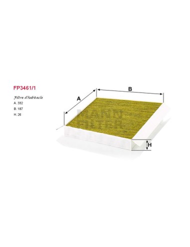 FILTRE A HABITACLE