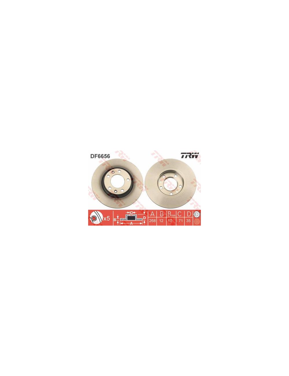 PAIRE DE DISQUES