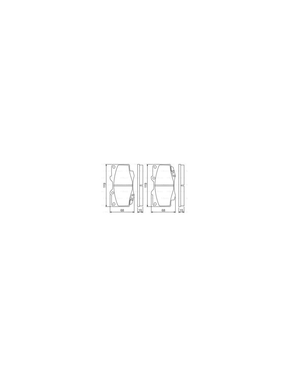 PLAQ FREIN BP1416 PLAQ FREIN BP1416