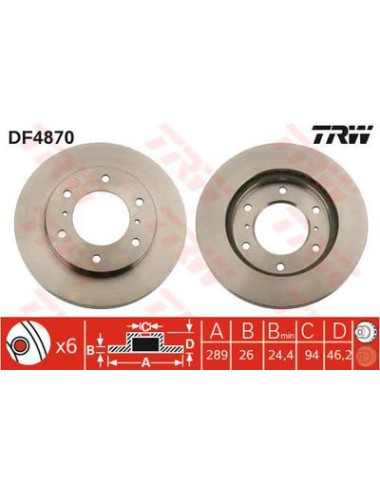 PAIRE DE DISQUES