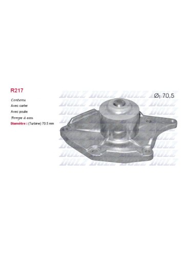POMPE A EAU RENAULT CLIO 1.5TD