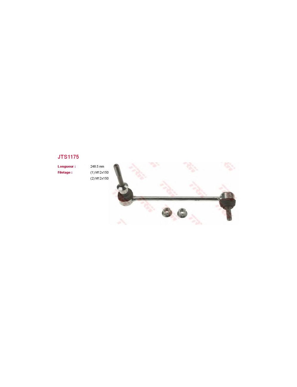 BARRE STABILISATRICE