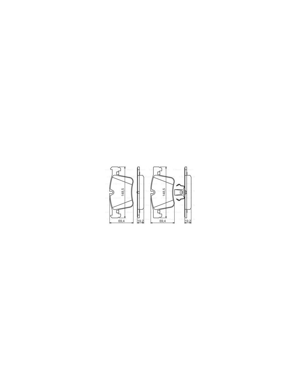 PLAQ FREIN BP1408 PLAQ FREIN BP1408