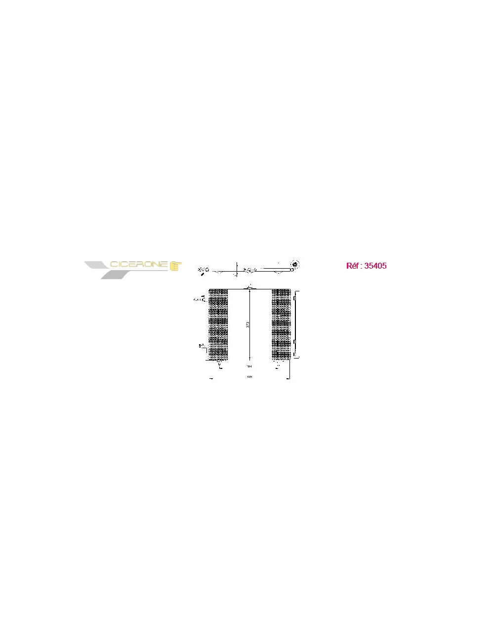 COND - CITROEN C3 1.4D 02 CONDENSER COND - CITROEN C3 1.4D 02 CONDENSER