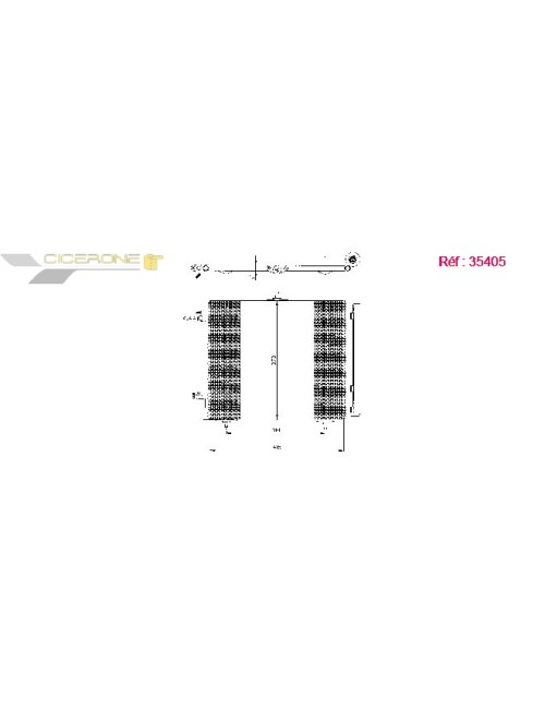 COND - CITROEN C3 1.4D 02 CONDENSER