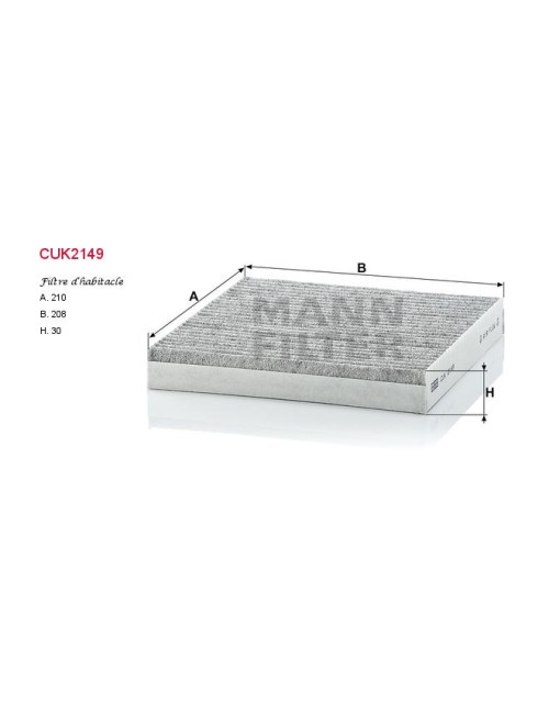 FILTRE A HABITACLE