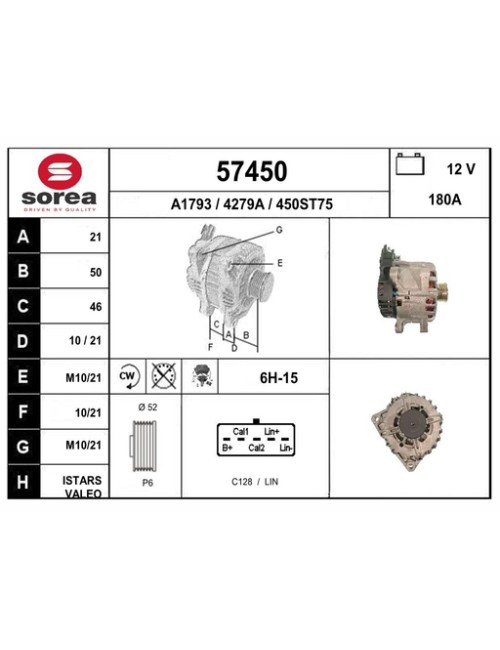 ALTERNATEUR VL / CITROEN C4 II