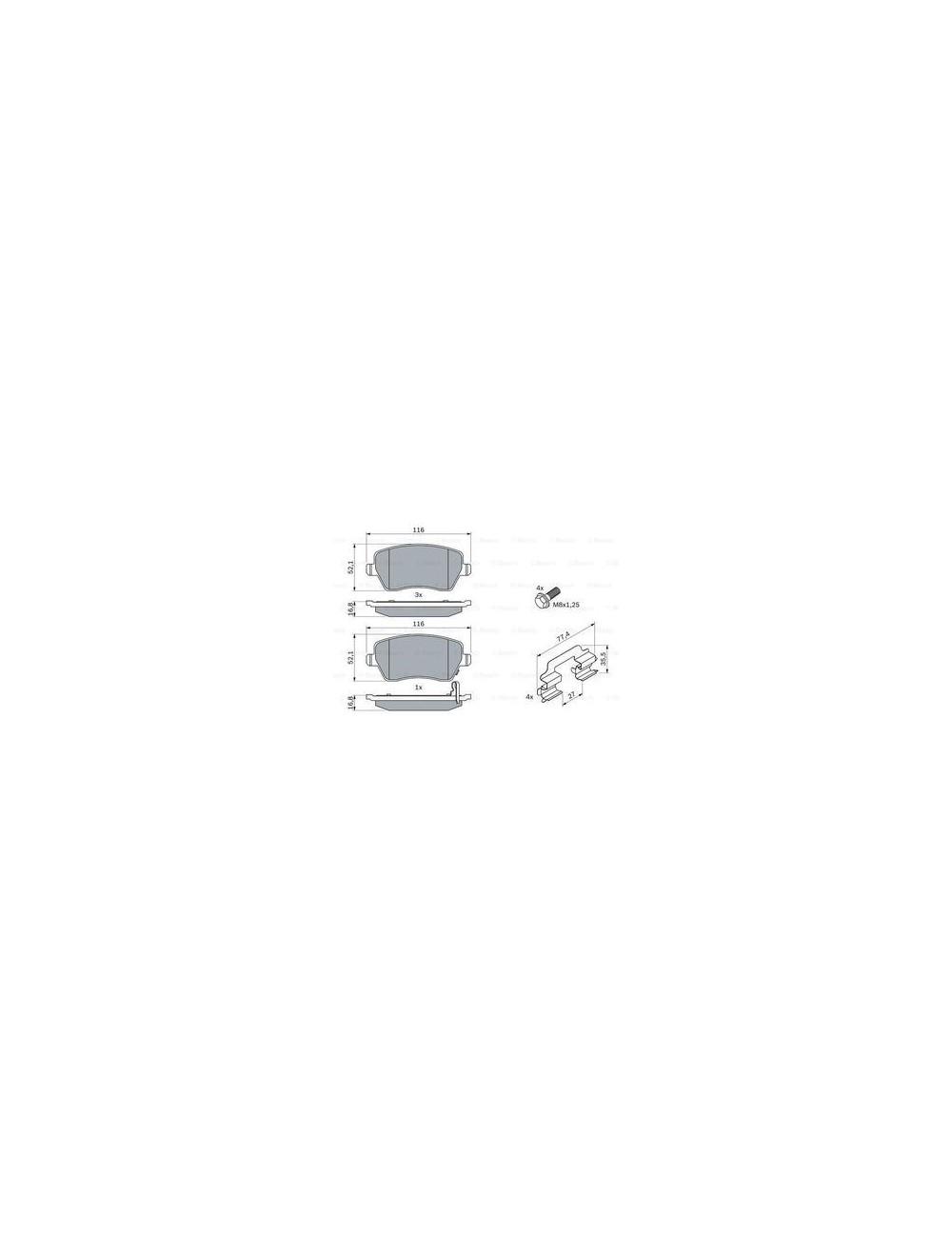 PLAQ FREIN BP1071 PLAQ FREIN BP1071