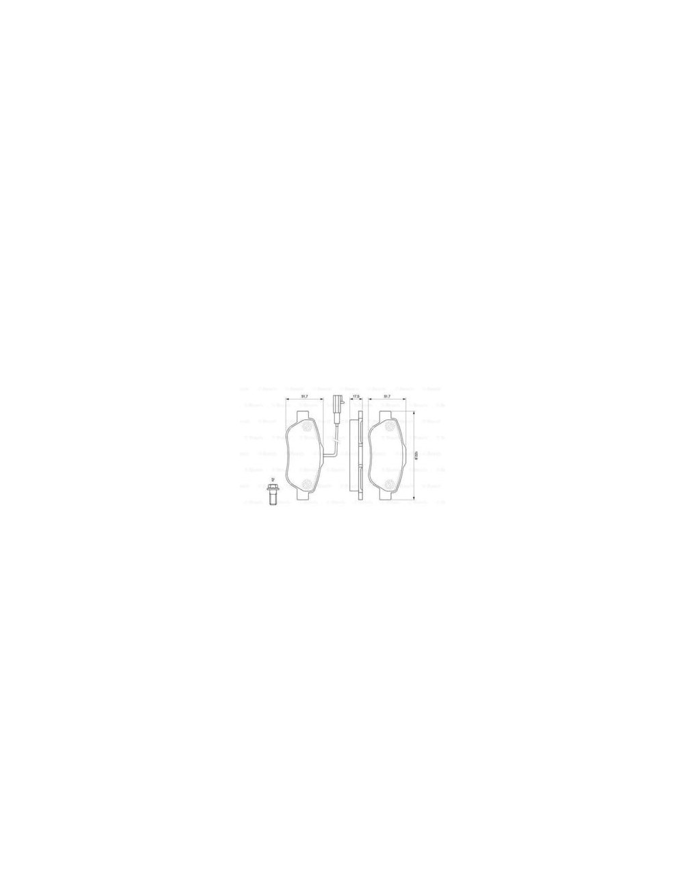 PLAQ FREIN BP1024