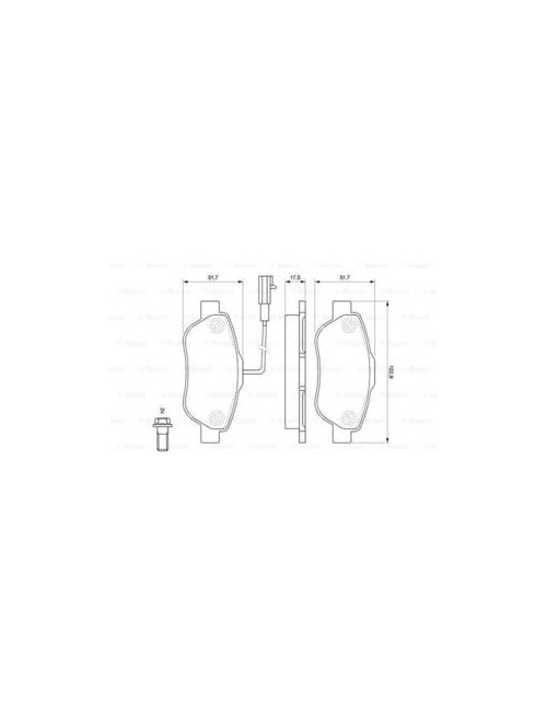 PLAQ FREIN BP1024