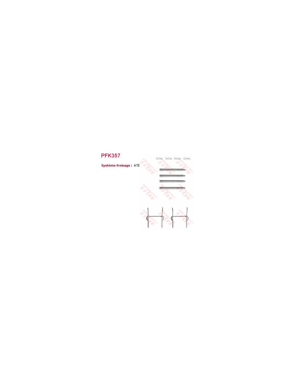 KIT ACCESSOIRES PLAQUETTES KIT ACCESSOIRES PLAQUETTES