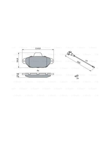 PLAQ FREIN BP1025