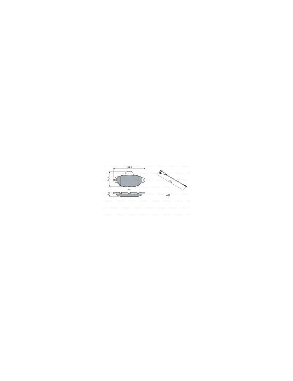 PLAQ FREIN BP1025